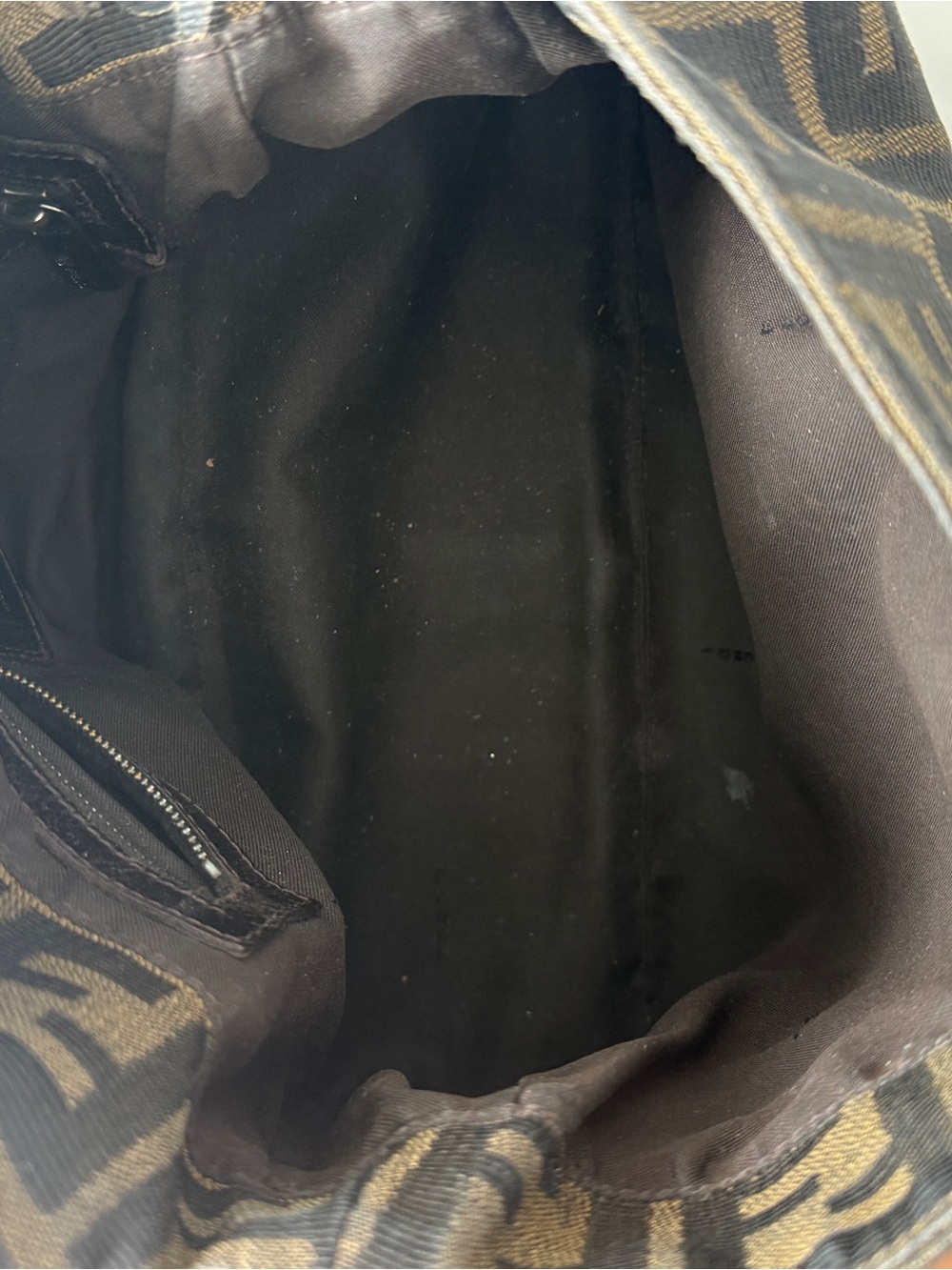 Fendi Brown Monogram Shoulder Bag - Picture 7 of 10